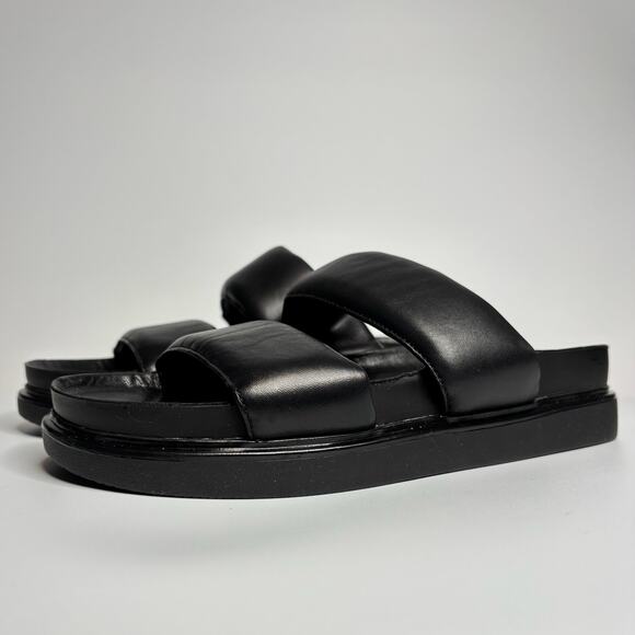Vagabond Shoemakers Erin Leather Double Band Sandal in Black - Picture 6 of 8